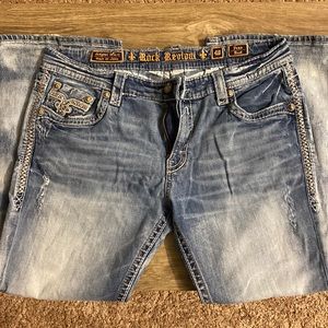 Mens Rock Revival Jeans